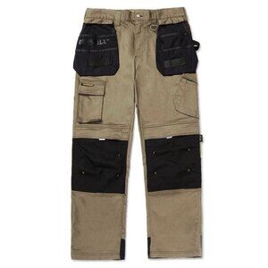 Caterpillar H2O Defender Water Resistant Work Pants for Men Dark Sand Size 50x34